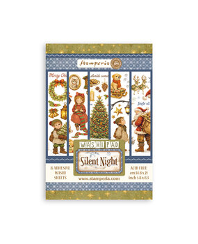 Stamperia Silent Night A5 Washi Pad (8pcs) (SBW35) Stamperia Silent Night A5 Washi Pad (8pcs) (SBW35)