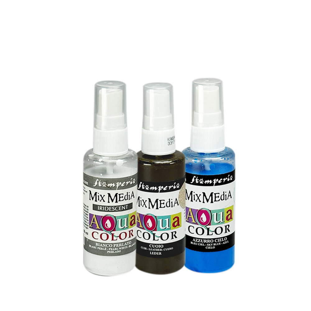 Stamperia Silent Night Aquacolor Paint Kit (3pcs) (KAQXSN) Stamperia Silent Night Aquacolor Paint Kit (3pcs) (KAQXSN)