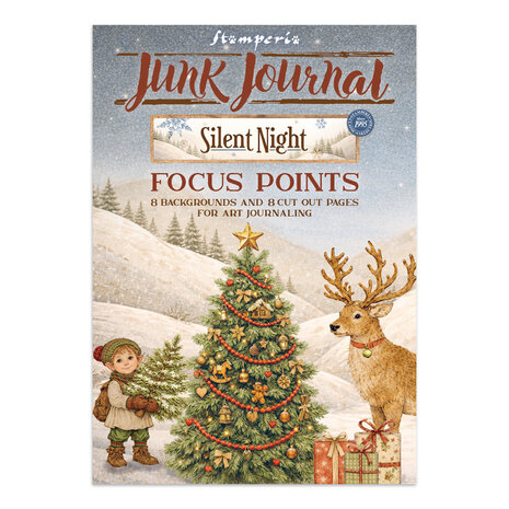 Stamperia Silent Night Junk Journal A5 Focus Points (SBJKS06) Stamperia Silent Night Junk Journal A5 Focus Points (SBJKS06)