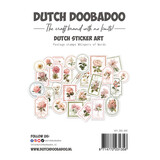 Dutch Doobadoo Whispers of Words Dutch Stickers Art Postage Stamps (491.300.002)