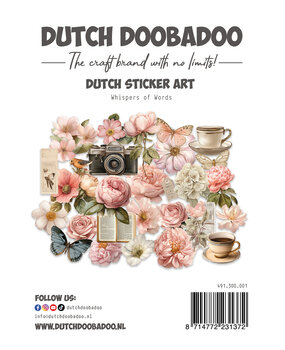 Dutch Doobadoo Whispers of Words Dutch Sticker Art Stickers (491.300.001)