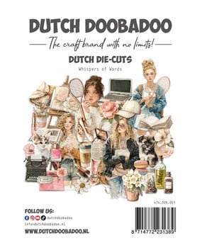 Dutch Doobadoo Whispers of Words Dutch Die-Cuts (50pcs) (474.309.001)