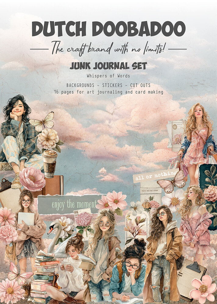 Dutch Doobadoo Whispers of Words Junk Journal Set (472.996.001) Dutch Doobadoo Whispers of Words Junk Journal Set (472.996.001)