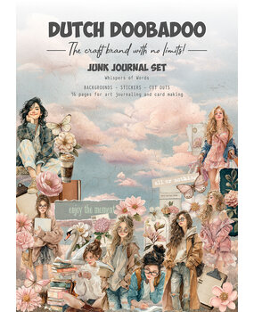 Dutch Doobadoo Whispers of Words Junk Journal Set (472.996.001)