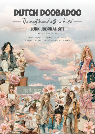 Dutch Doobadoo Whispers of Words Junk Journal Set (472.996.001) Dutch Doobadoo Whispers of Words Junk Journal Set (472.996.001)