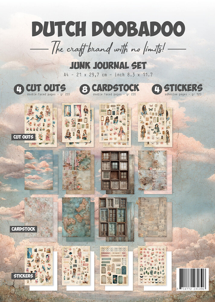 Dutch Doobadoo Whispers of Words Junk Journal Set (472.996.001) Dutch Doobadoo Whispers of Words Junk Journal Set (472.996.001)