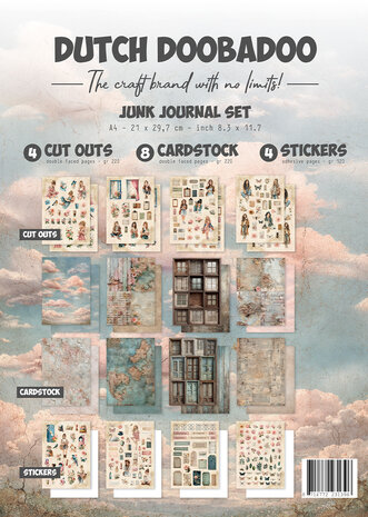 Dutch Doobadoo Whispers of Words Junk Journal Set (472.996.001) Dutch Doobadoo Whispers of Words Junk Journal Set (472.996.001)