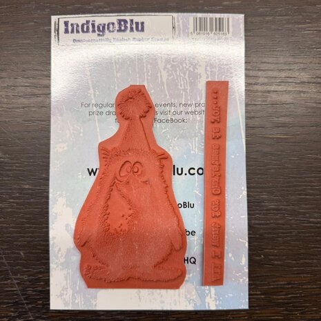 IndigoBlu Cheery Penguin A6 Red Rubber Stamp (IND1579) IndigoBlu Cheery Penguin A6 Red Rubber Stamp (IND1579)