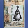 IndigoBlu Cheery Penguin A6 Red Rubber Stamp (IND1579) IndigoBlu Cheery Penguin A6 Red Rubber Stamp (IND1579)