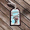 IndigoBlu Cheery Reindeer A6 Red Rubber Stamp (IND1578) IndigoBlu Cheery Reindeer A6 Red Rubber Stamp (IND1578)