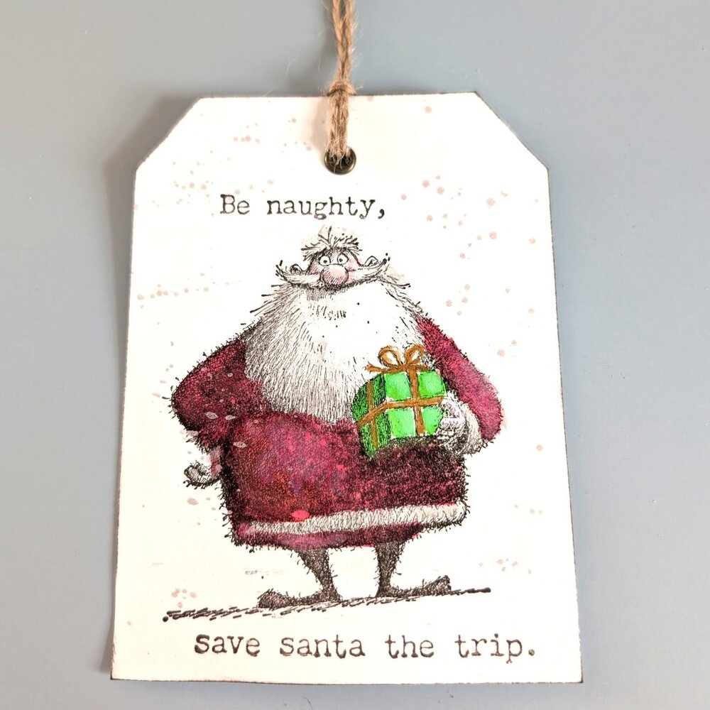 IndigoBlu Cheery Santa A6 Red Rubber Stamp (IND1577) IndigoBlu Cheery Santa A6 Red Rubber Stamp (IND1577)