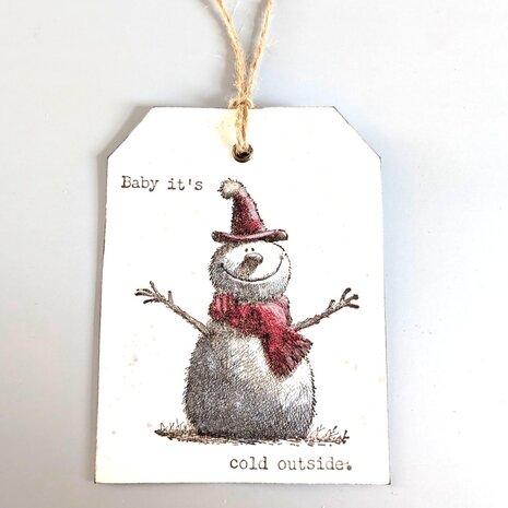 IndigoBlu Cheery Snowman A6 Red Rubber Stamp (IND1576) IndigoBlu Cheery Snowman A6 Red Rubber Stamp (IND1576)
