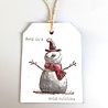 IndigoBlu Cheery Snowman A6 Red Rubber Stamp (IND1576) IndigoBlu Cheery Snowman A6 Red Rubber Stamp (IND1576)