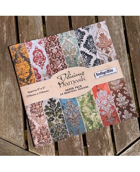 IndigoBlu Delicious Damask 8x8 Inch Paper Book (IND1536)