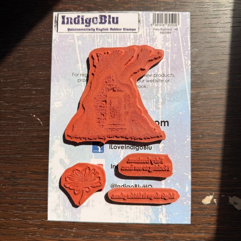 IndigoBlu Fairy Business A6 Red Rubber Stamp (IND1565) IndigoBlu Fairy Business A6 Red Rubber Stamp (IND1565)