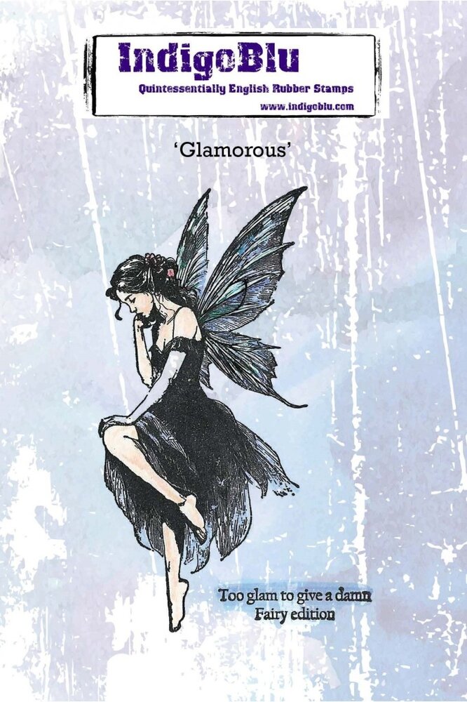 IndigoBlu Glamorous A6 Red Rubber Stamp (IND1566) IndigoBlu Glamorous A6 Red Rubber Stamp (IND1566)
