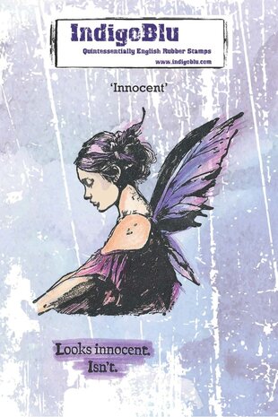 IndigoBlu Innocent A6 Red Rubber Stamp (IND1567) IndigoBlu Innocent A6 Red Rubber Stamp (IND1567)