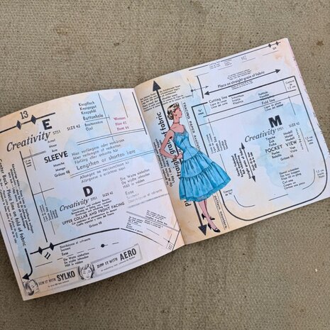 IndigoBlu Sew Lovely 8x8 Inch Paper Book by Mike Deakin (IND1534) IndigoBlu Sew Lovely 8x8 Inch Paper Book by Mike Deakin (IND1534)