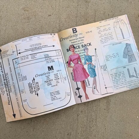 IndigoBlu Sew Lovely 8x8 Inch Paper Book by Mike Deakin (IND1534) IndigoBlu Sew Lovely 8x8 Inch Paper Book by Mike Deakin (IND1534)