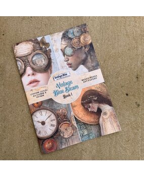 IndigoBlu Vintage Blue Steam A4 Paper Book (IND1530)