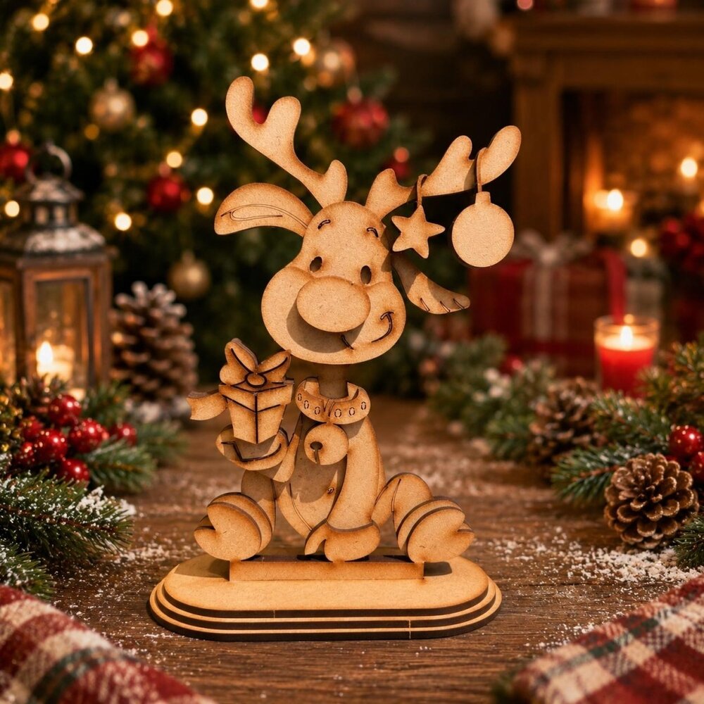 IndigoBlu Woodology Reindeer (IND1582) IndigoBlu Woodology Reindeer (IND1582)
