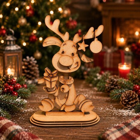 IndigoBlu Woodology Reindeer (IND1582) IndigoBlu Woodology Reindeer (IND1582)