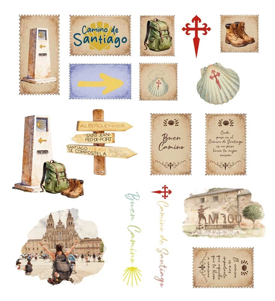 Papers For You Buen Camino Die Cuts (PFY-16363) Papers For You Buen Camino Die Cuts (PFY-16363)