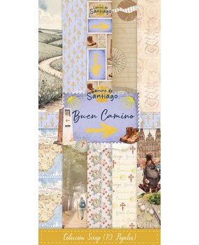 Papers For You Buen Camino 6x12 Inch Scrap Paper Pack (10pcs) (PFY-16351)