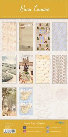 Papers For You Buen Camino 6x12 Inch Scrap Paper Pack (10pcs) (PFY-16351) Papers For You Buen Camino 6x12 Inch Scrap Paper Pack (10pcs) (PFY-16351)