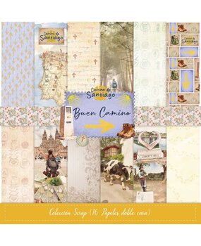Papers For You Buen Camino 12x12 Inch Scrap Paper Pack (16pcs) (PFY-16348) Papers For You Buen Camino 12x12 Inch Scrap Paper Pack (16pcs) (PFY-16348)