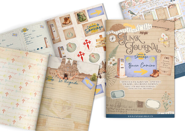 Papers For You Buen Camino A4 Junk Journal (PFY-16383) Papers For You Buen Camino A4 Junk Journal (PFY-16383)