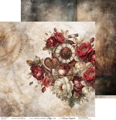 Craft O'Clock Silver Screen Magic 12x12 Inch Paper Set by Katarzyna Kedzierska (CC-F43-SSM-00) Craft O'Clock Silver Screen Magic 12x12 Inch Paper Set by Katarzyna Kedzierska (CC-F43-SSM-00)