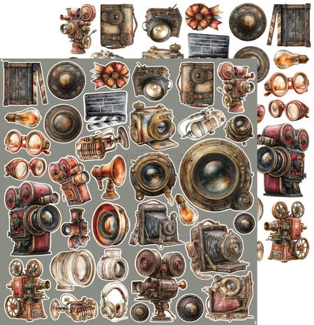 Craft O'Clock Silver Screen Magic Extras Set Cinema by Katarzyna Kedzierska (CC-F43-SSM-12) Craft O'Clock Silver Screen Magic Extras Set Cinema by Katarzyna Kedzierska (CC-F43-SSM-12)