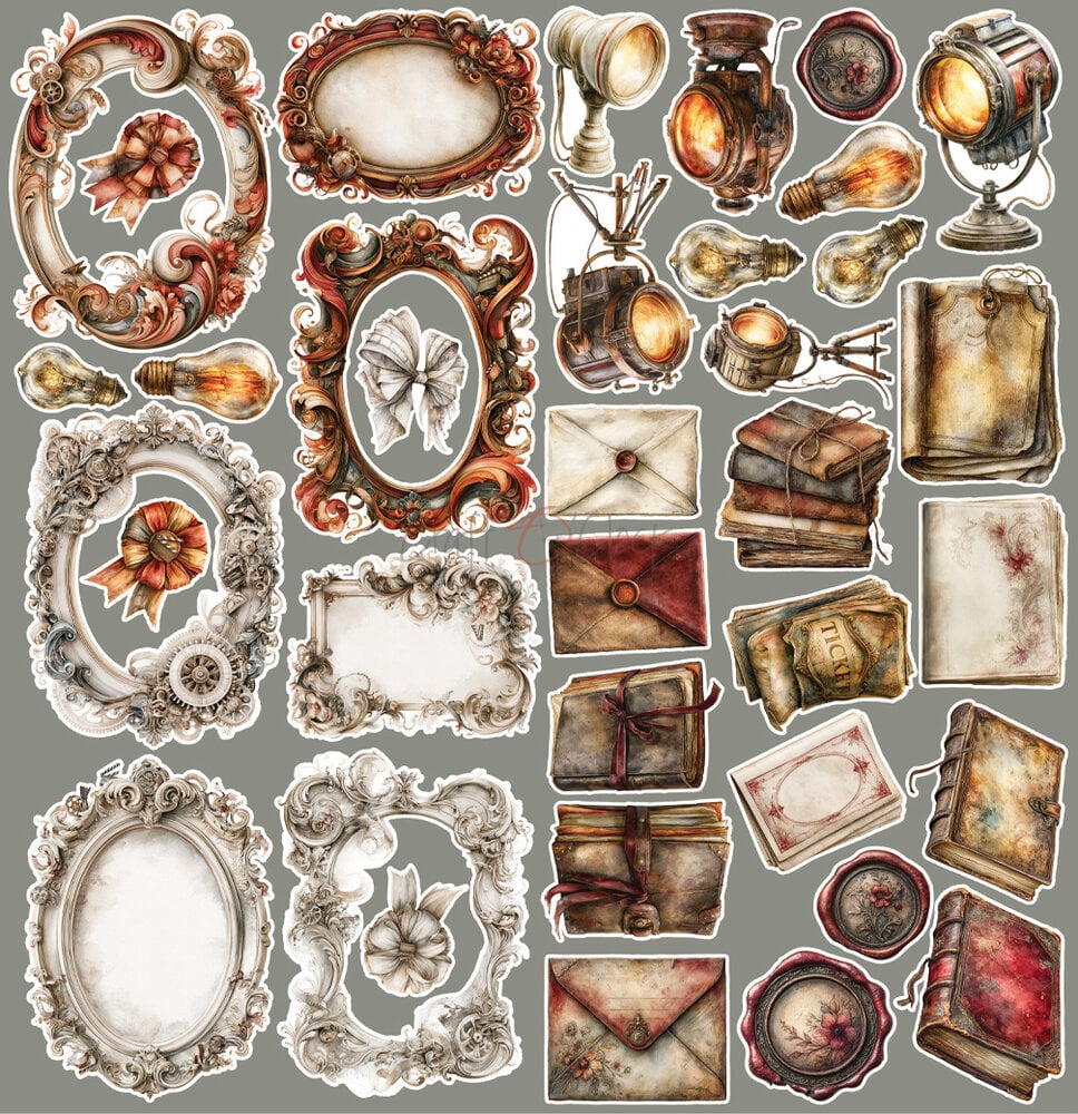 Craft O'Clock Silver Screen Magic Extras Set Mix by Katarzyna Kedzierska (CC-F43-SSM-13) Craft O'Clock Silver Screen Magic Extras Set Mix by Katarzyna Kedzierska (CC-F43-SSM-13)