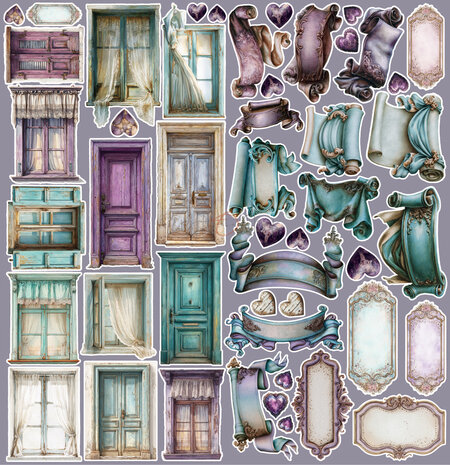 Craft O'Clock Flowers of Delight Extras Set Mix by Renata Ludwinska (CC-C85-FOD-13)
