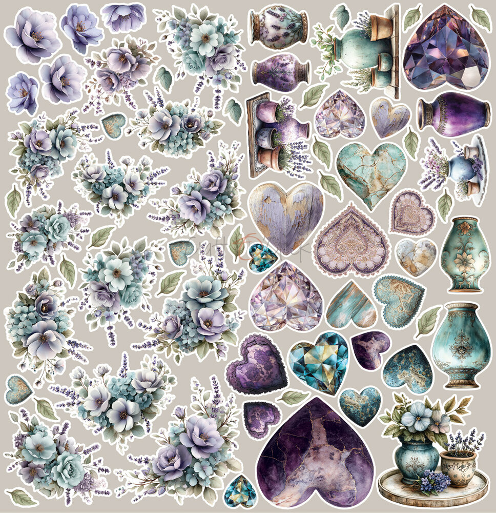 Craft O'Clock Flowers of Delight Extras Set Flowers by Renata Ludwinska (CC-C85-FOD-14)