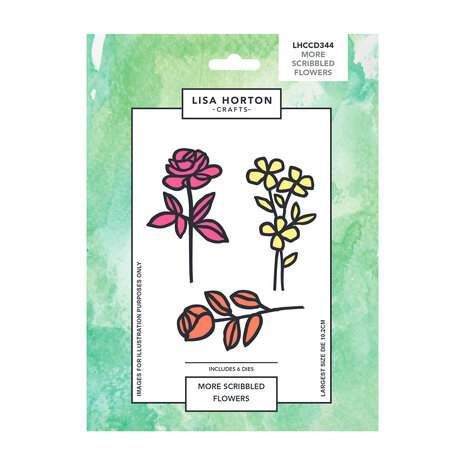 Lisa Horton Crafts Craft Dies More Scribbled Flowers (LHCCD344) Lisa Horton Crafts Craft Dies More Scribbled Flowers (LHCCD344)