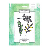 Lisa Horton Crafts Craft Dies Scribbled Leaves (LHCCD343)