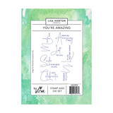 Lisa Horton Crafts Stamp and Die Set You're Amazing (LHCCD379)
