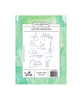 Lisa Horton Crafts Stamp and Die Set You're Amazing (LHCCD379)