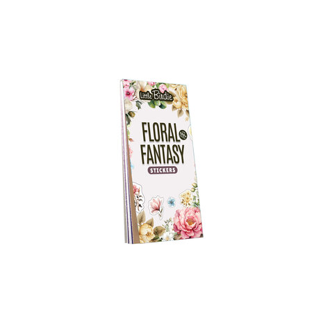 Little Birdie Stickers Book Floral Fantasy (6 books x 12 sheets) (CR105640) Little Birdie Stickers Book Floral Fantasy (6 books x 12 sheets) (CR105640)