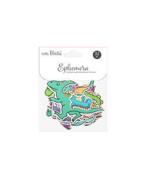 Little Birdie Ephemera Elements Dino Parade (6 packs x 32pcs) (CR109430)