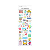Little Birdie Peel Off Stickers World Tour (6 packs) (CR110007)