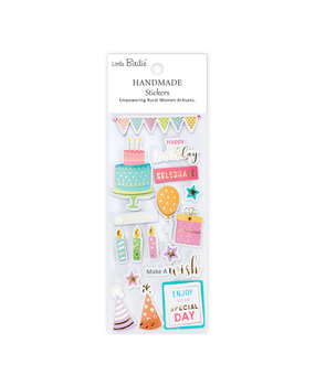 Little Birdie Handmade Foil Stickers Make a Wish (6 packs x 17pcs) (CR95739)