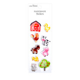 Little Birdie Handmade Resin Stickers Farm Buddies (6 packs x 9pcs) (CR110001)