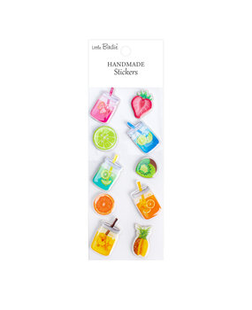Little Birdie Handmade Resin Stickers Fruity Sips (6 packs x 10pcs) (CR110064)