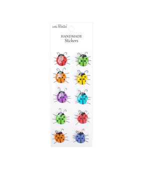 Little Birdie Handmade Resin Stickers Meadow Bugs (6 packs x 10pcs) (CR110004)