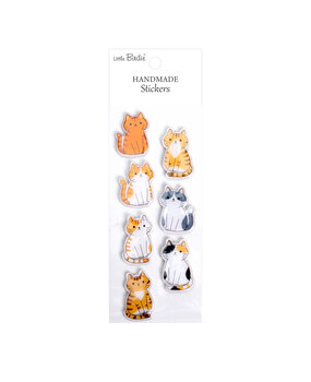 Little Birdie Handmade Resin Stickers Meow Pals (6 packs x 7pcs) (CR109787)