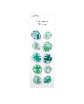 Little Birdie Handmade Resin Stickers Monstera Foliage (6 packs x 10pcs) (CR109610)