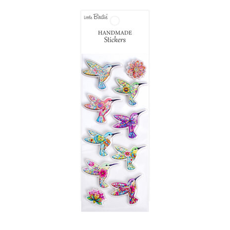 Little Birdie Handmade Resin Stickers Rainbow Hummingbirds (6 packs x 10pcs) (CR109797) Little Birdie Handmade Resin Stickers Rainbow Hummingbirds (6 packs x 10pcs) (CR109797)